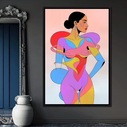 The Colorform Muse Canvas Wall Art