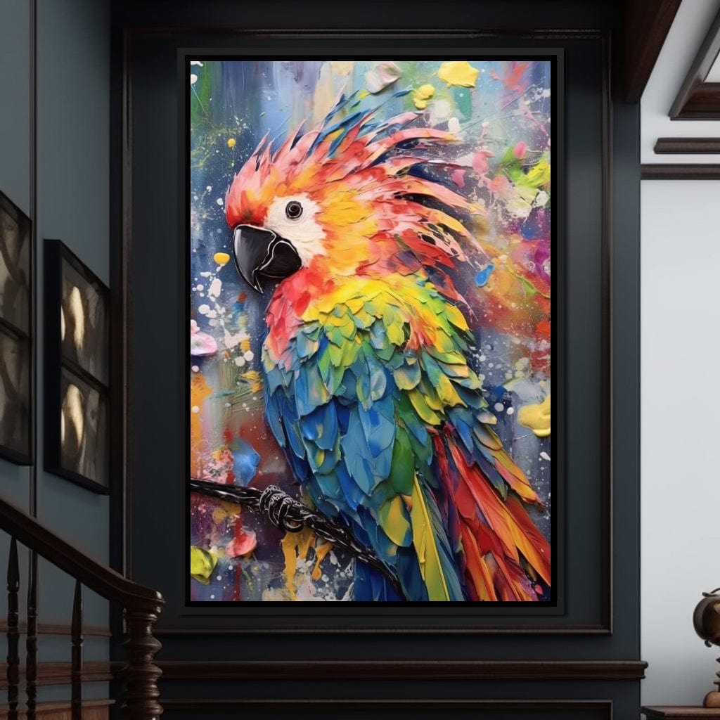 Colorful Cockatoo Canvas Wall Art