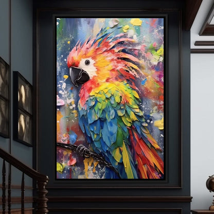 Colorful Cockatoo Canvas Wall Art