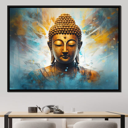 Buddha's Mystical Mural Canvas Wall Art
