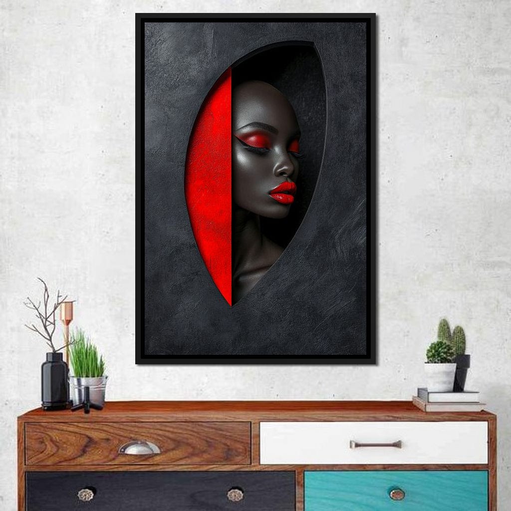 Scarlet Whisper Canvas Wall Art