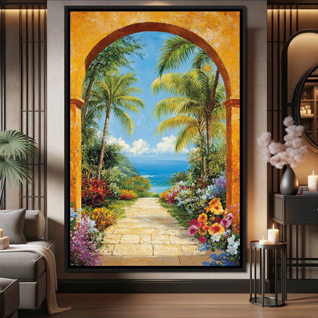 Tropical Vacation Canvas Wall Art