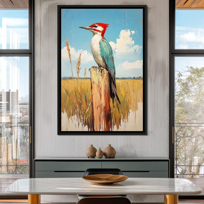 Vivid Meadow Sentinel Canvas Wall Art