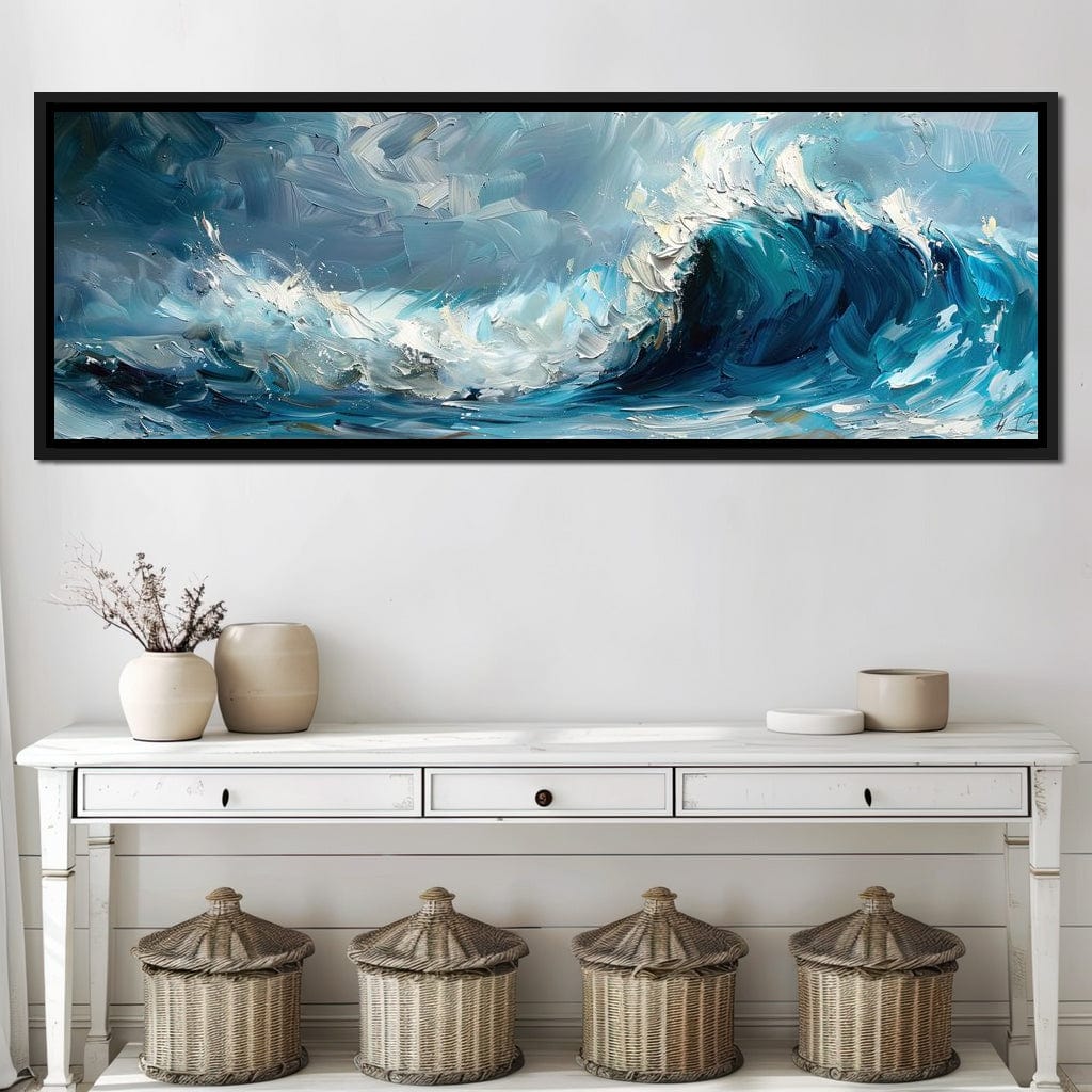 Oceanic Serenade Dance Canvas Wall Art