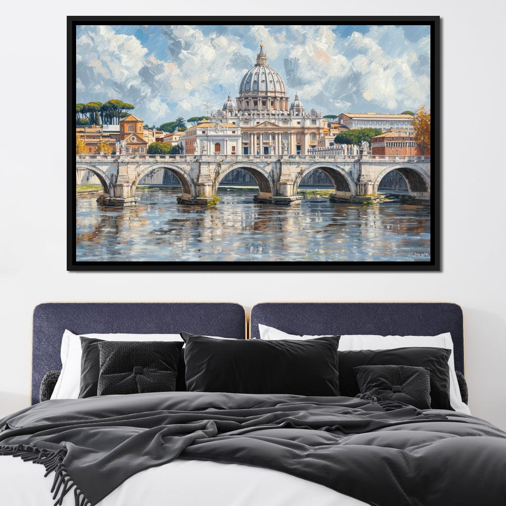 Eternal Reflections of Rome Canvas Wall Art