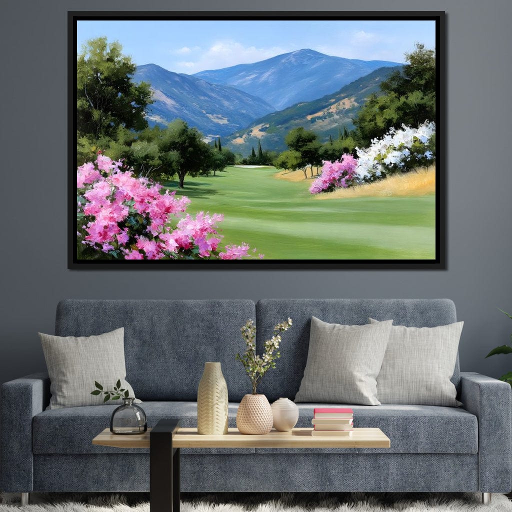 Mountain Meadow Blooms Canvas Wall Art