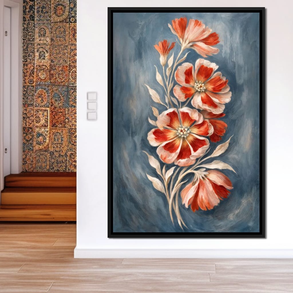Emberlight Florals Canvas Wall Art