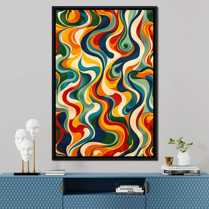 Vibrant Harmony Flow Canvas Wall Art