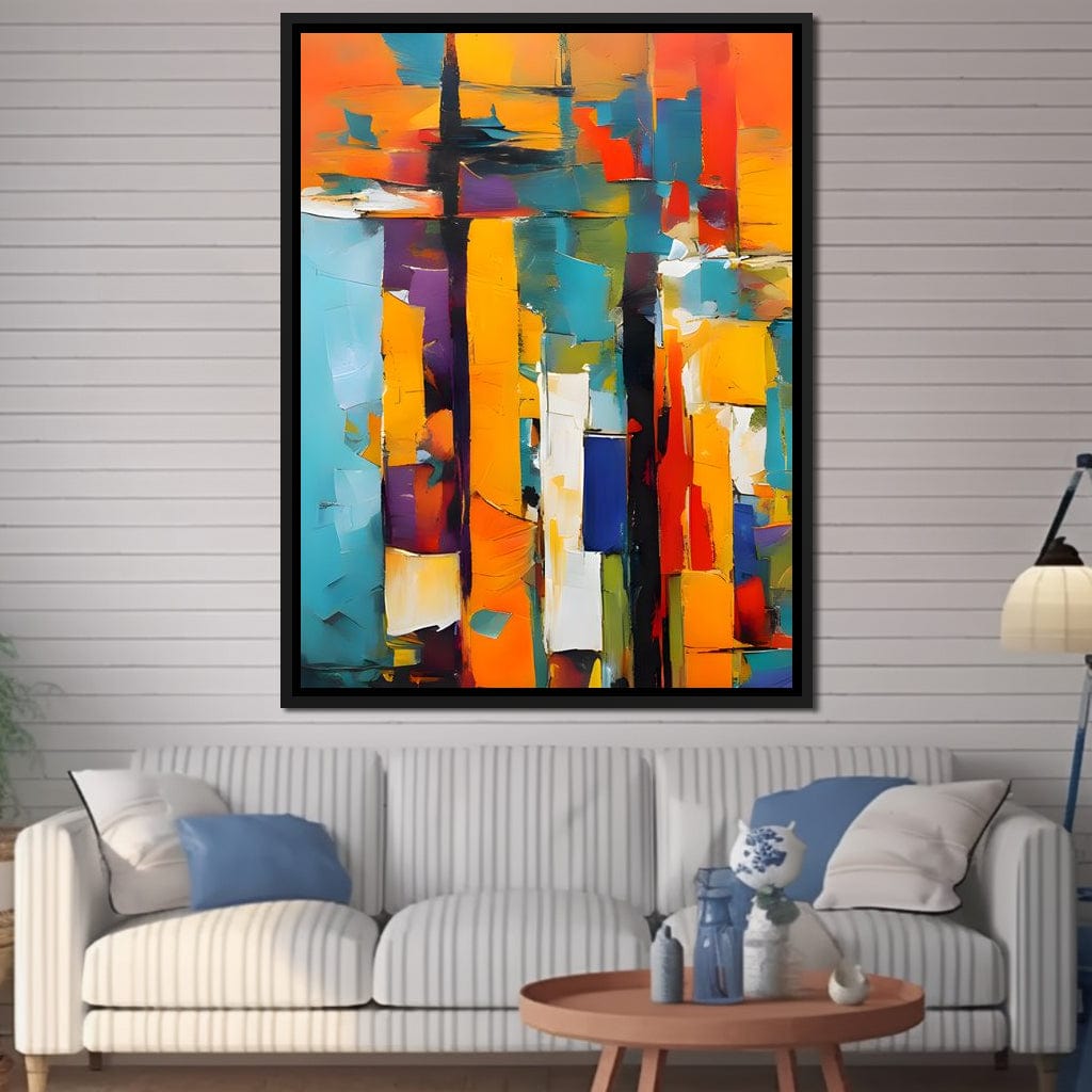 Colorful Modern Art 008 Canvas Wall Art