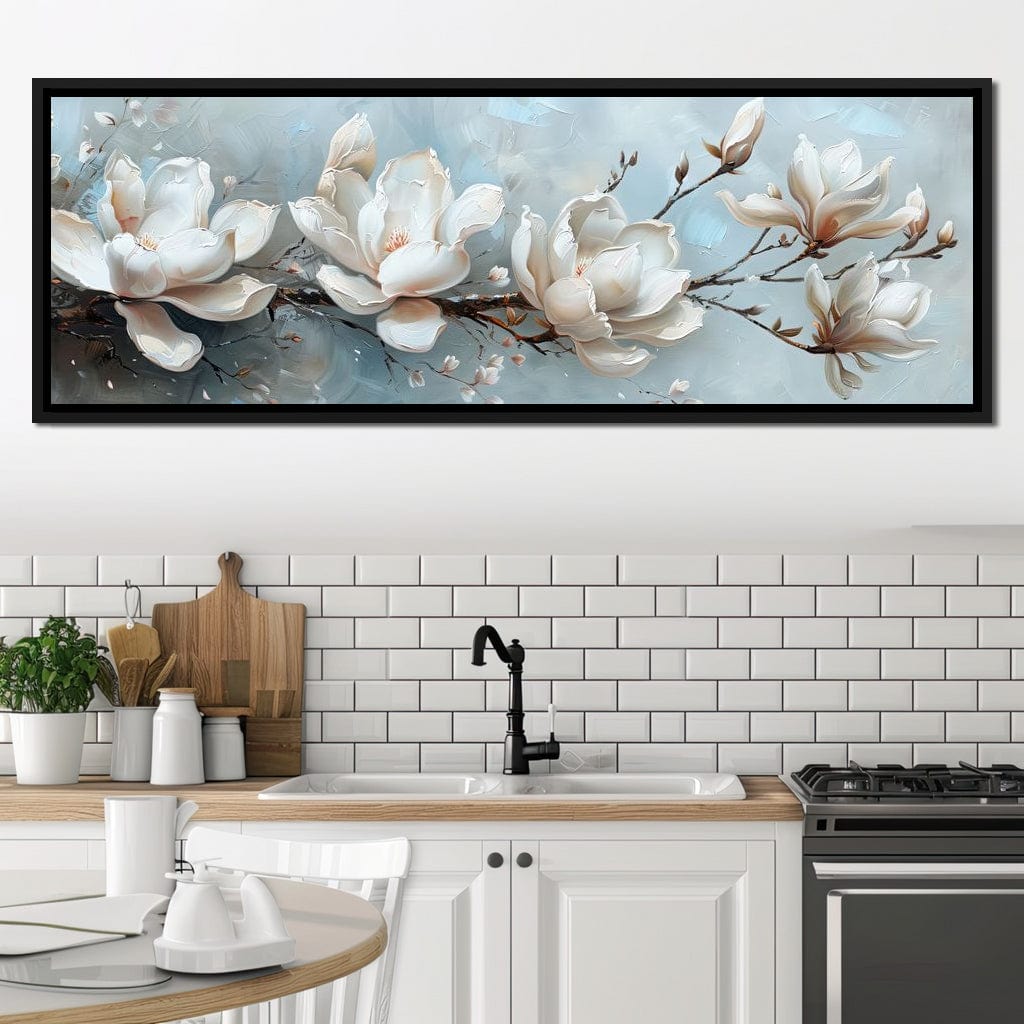 Blossoming Serenity Breeze Canvas Wall Art