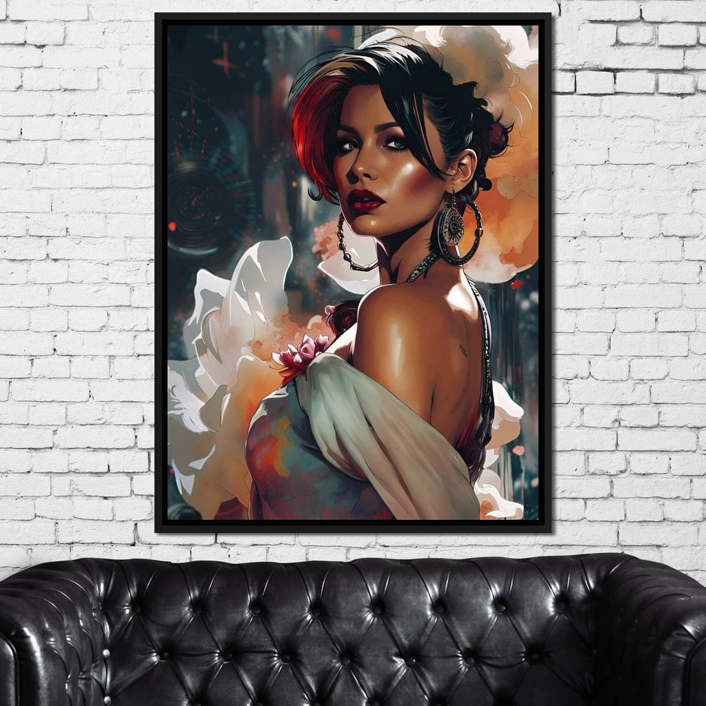 Female Portrait 114 Canvas Wall Art