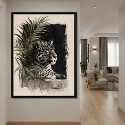 Silent Watcher at Stone Edge Canvas Wall Art