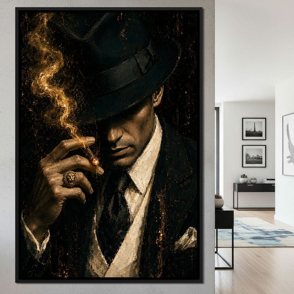 Legacy of the Gilded Shadow Canvas Wall Art