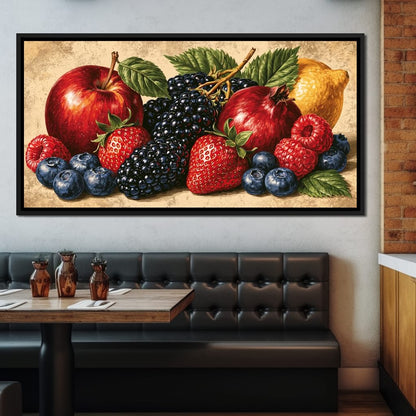 Harvest Bounty from the Orchard Floor Canvas Wall Art