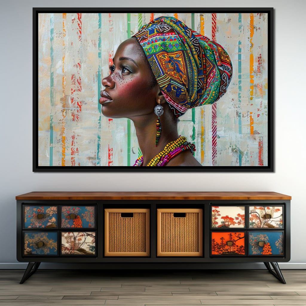 Vibrant Cultural Essence Canvas Wall Art