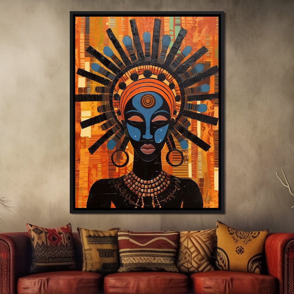 Tribal Mask 06 Canvas Wall Art