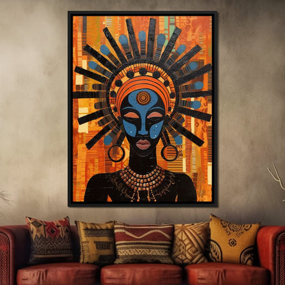 Tribal Mask 06 Canvas Wall Art