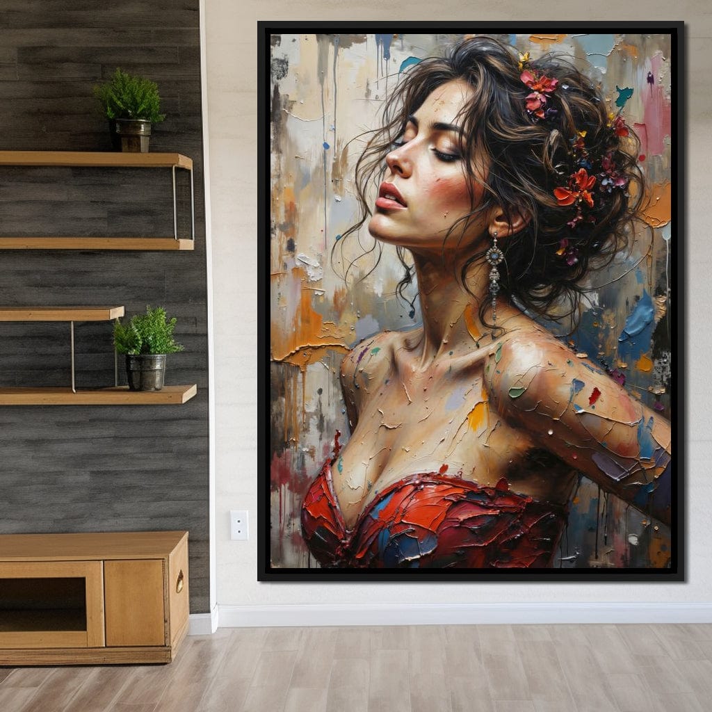 Whispering Beauty Canvas Wall Art