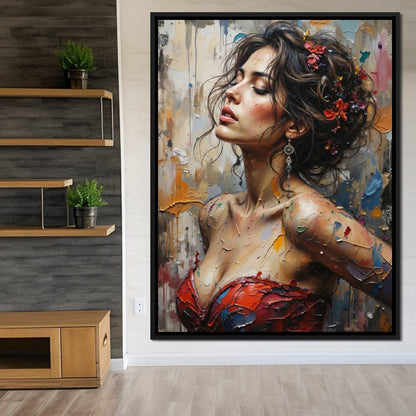 Whispering Beauty Canvas Wall Art