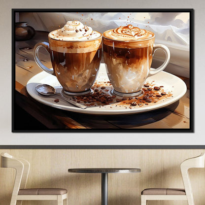 Mocha Moments Canvas Wall Art