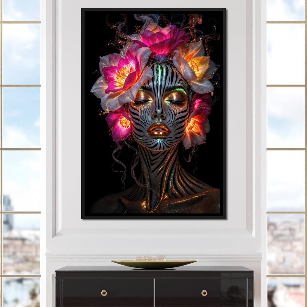 The Blooming Shaman Canvas Wall Art