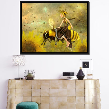 Queen Bee Canvas Wall Art