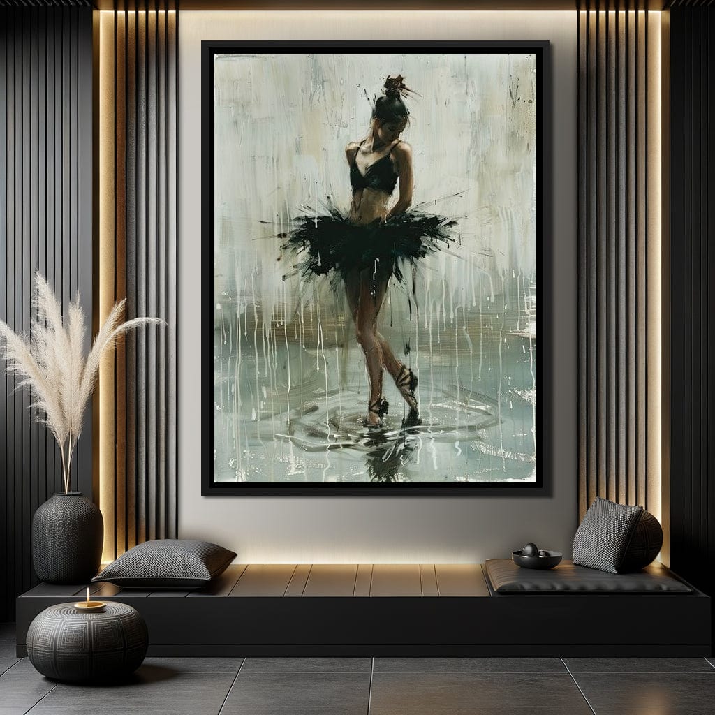Ballet Dancer's Moment in Time Canvas Wall Art