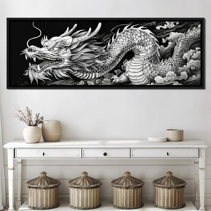 Eternal Dragon's Flight Canvas Wall Art