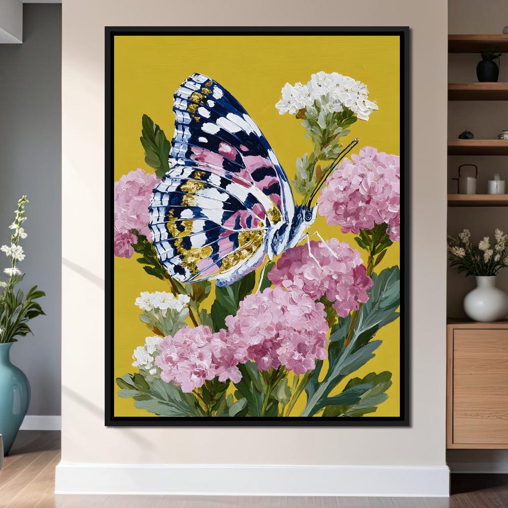 Butterfly Garden Radiance Canvas Wall Art