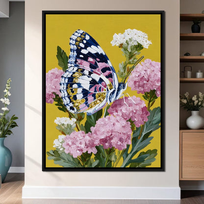 Butterfly Garden Radiance Canvas Wall Art