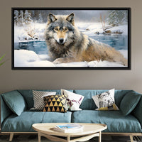 Winters Majestic Guardian Canvas Wall Art