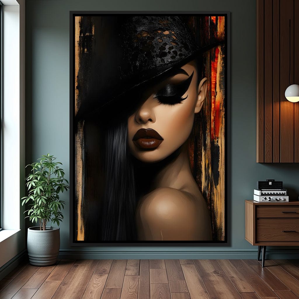 Mystery Elegance Enigma Canvas Wall Art