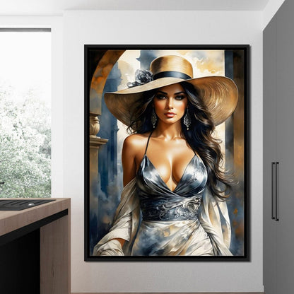 Female Portrait 285 Canvas Wall Art