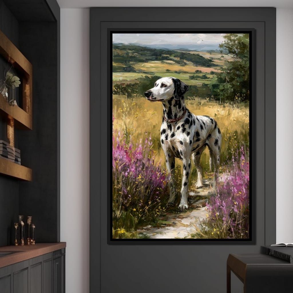Dalmatian Meadow Pathway Canvas Wall Art