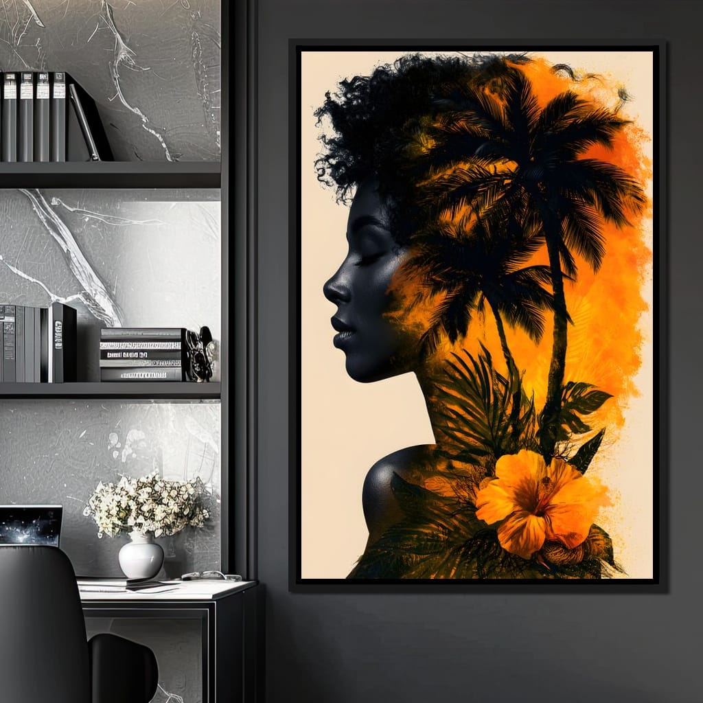 Tropical Soul Rising Heat Canvas Wall Art