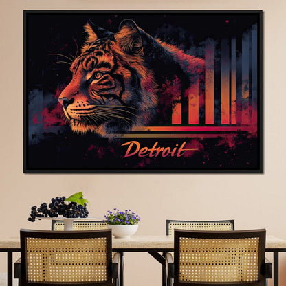 Urban Detroit Canvas Wall Art