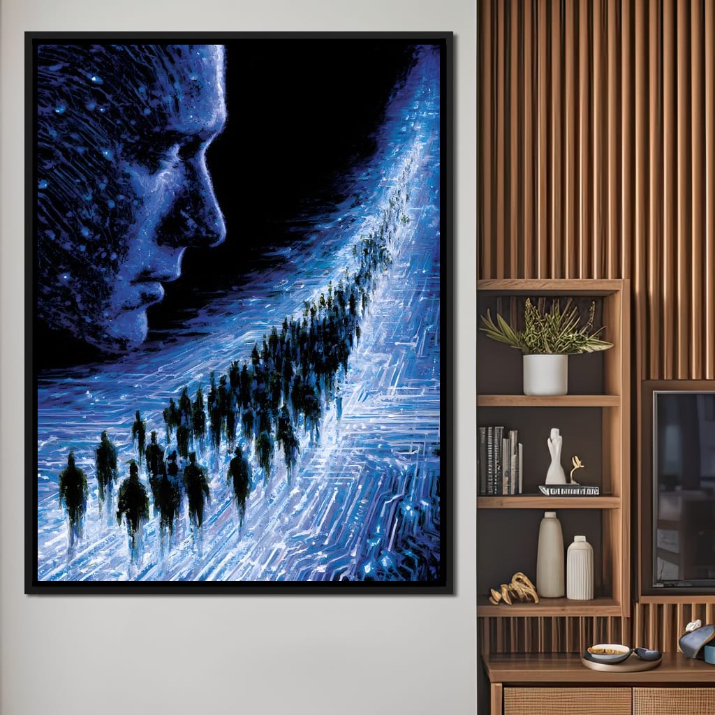 Architect of the Collective Consciousness Canvas Wall Art