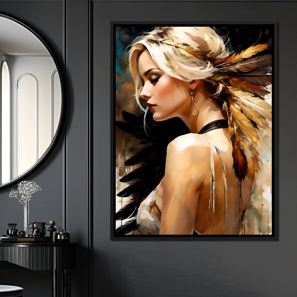 Female Portrait 0024 Canvas Wall Art