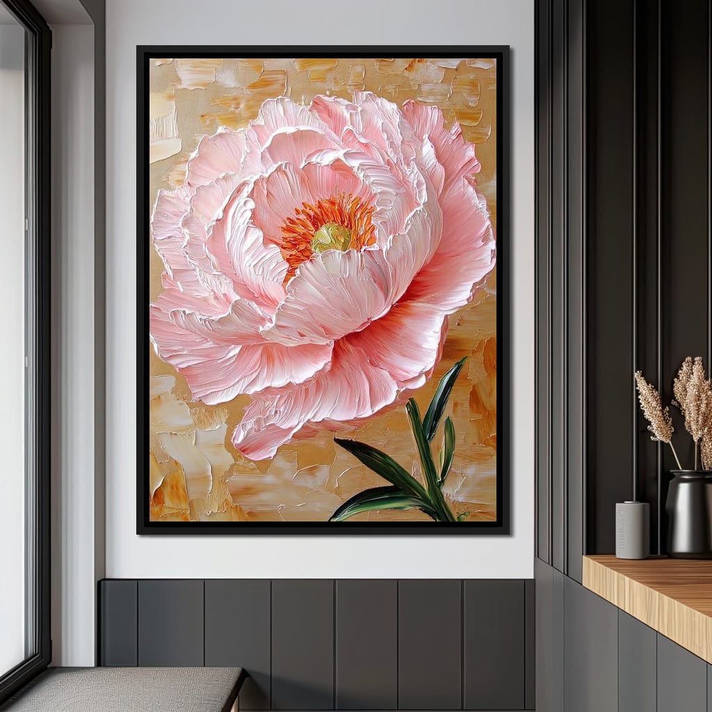 Petal Symphony of Radiance Canvas Wall Art