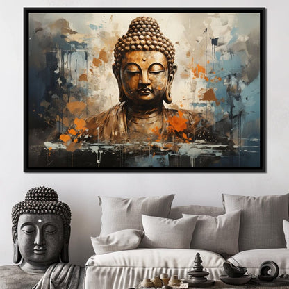 Buddha's Grace Canvas Wall Art