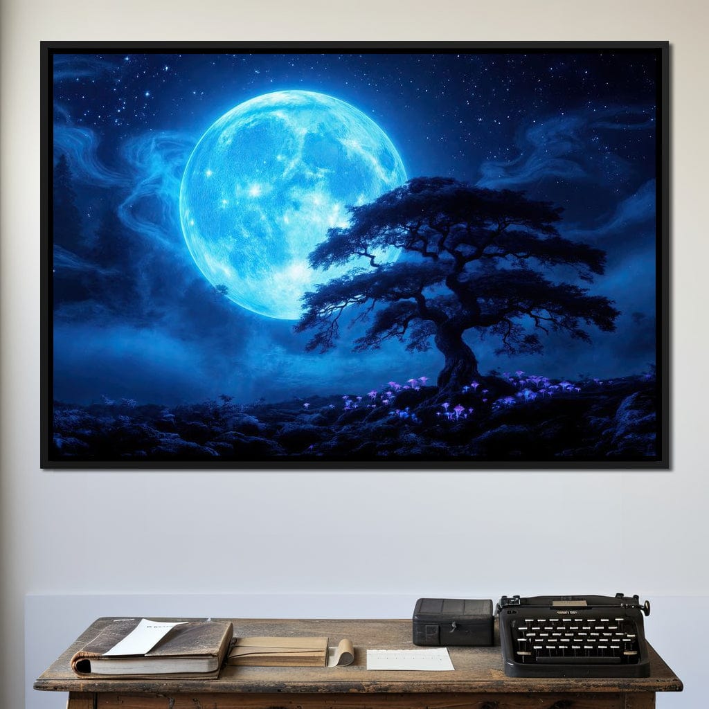 Nocturne in Indigo Canvas Wall Art