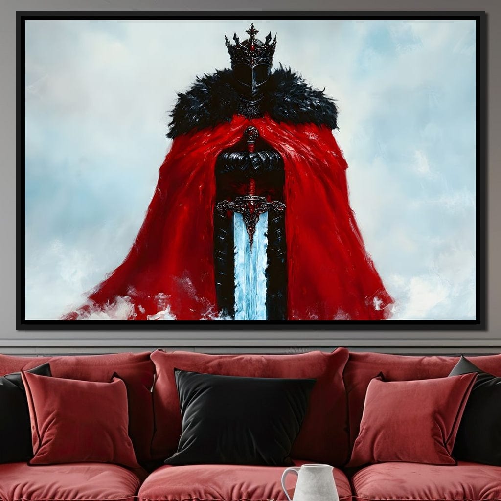 Majestic Knightly Valor Canvas Wall Art