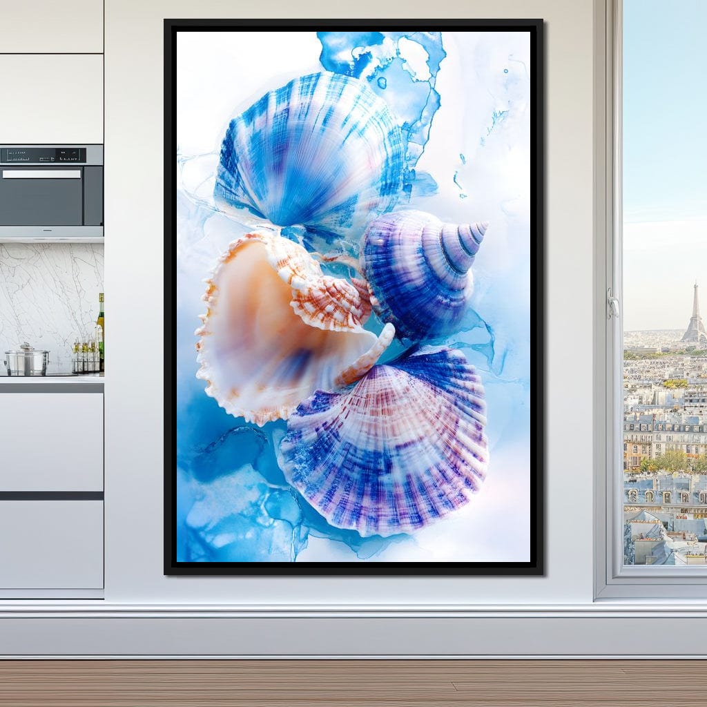 Oceanic Seashells Dreamscape Canvas Wall Art
