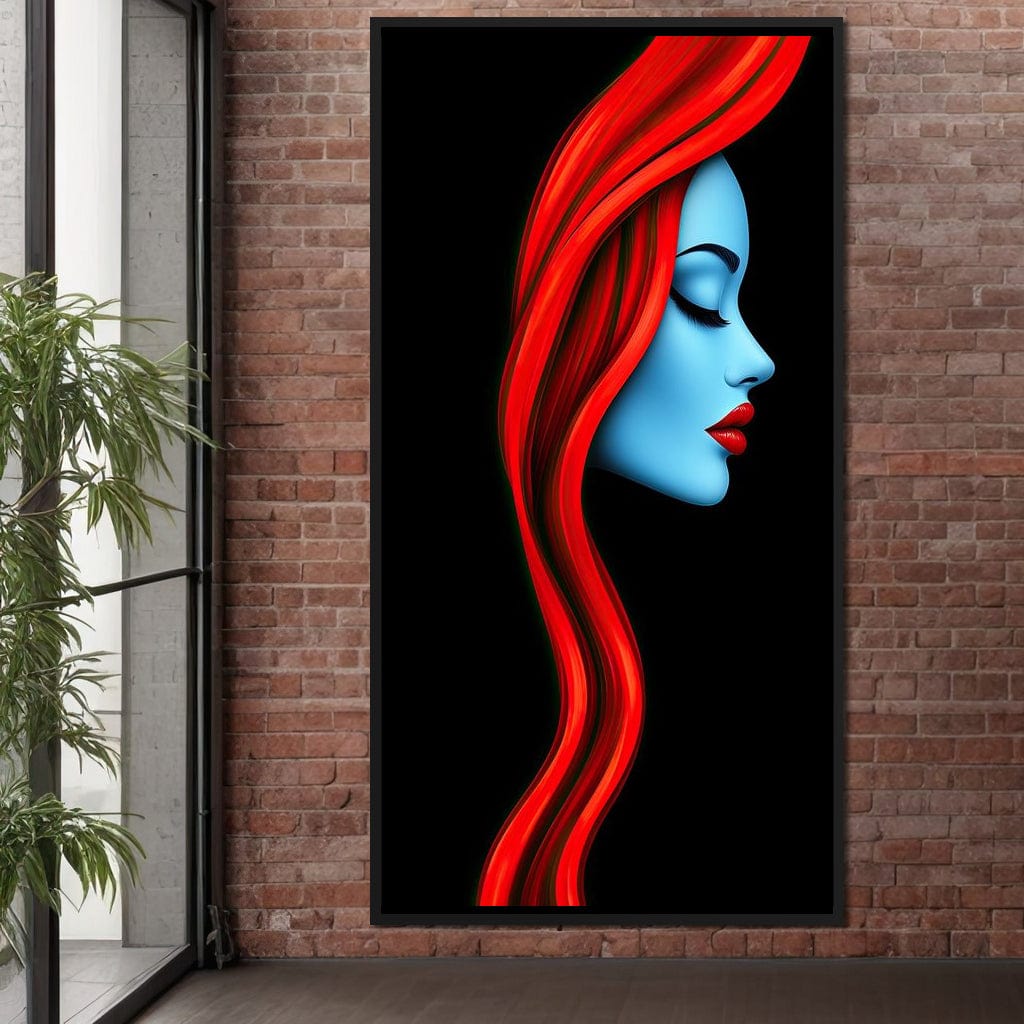 Blueblood Siren Canvas Wall Art