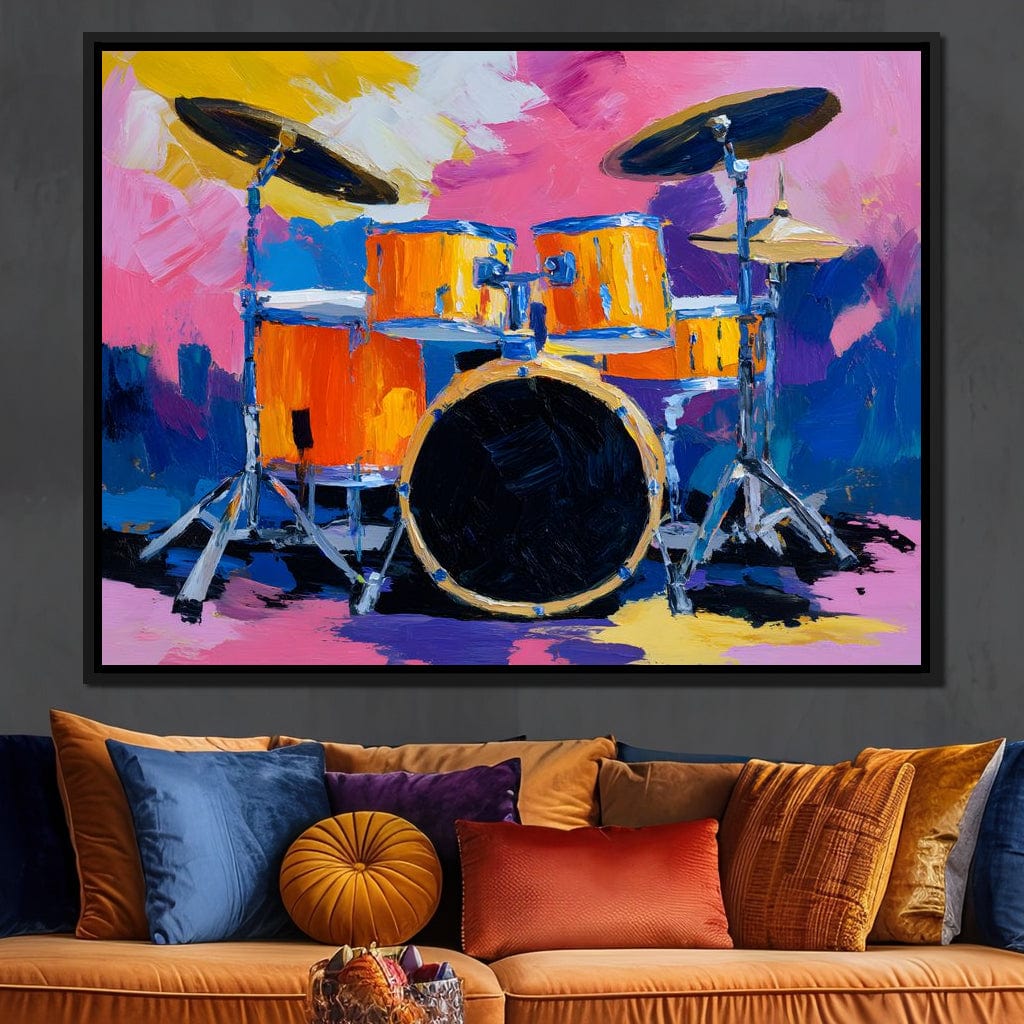 Rhythm of Vibrant Beats Canvas Wall Art