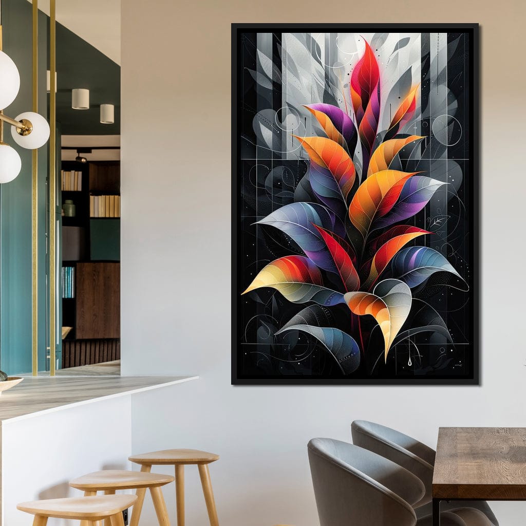 Spectrum Foliage Fusion Canvas Wall Art