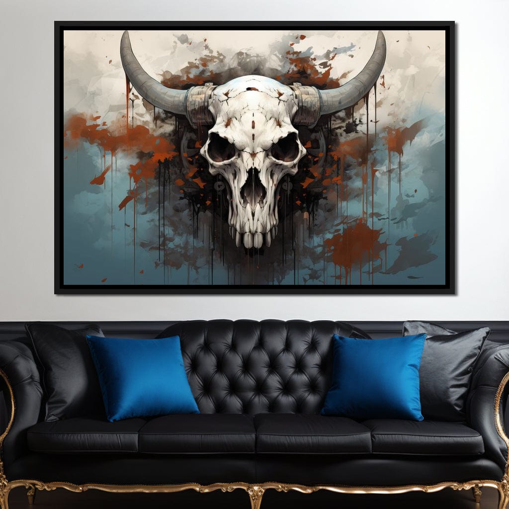 Eternal Symmetry of the Buffalo Canvas Wall Art