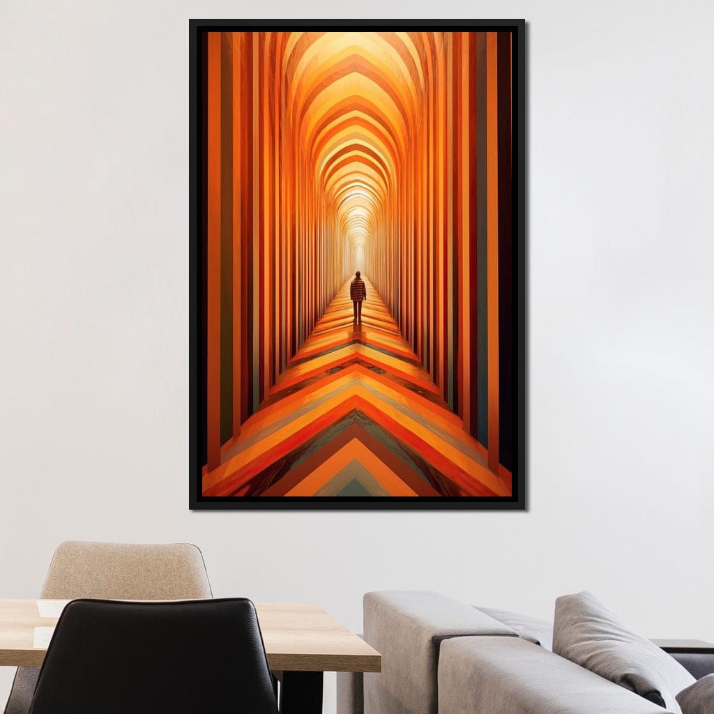 Technicolor Dream Fusion Canvas Wall Art
