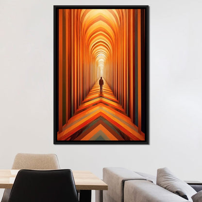 Technicolor Dream Fusion Canvas Wall Art