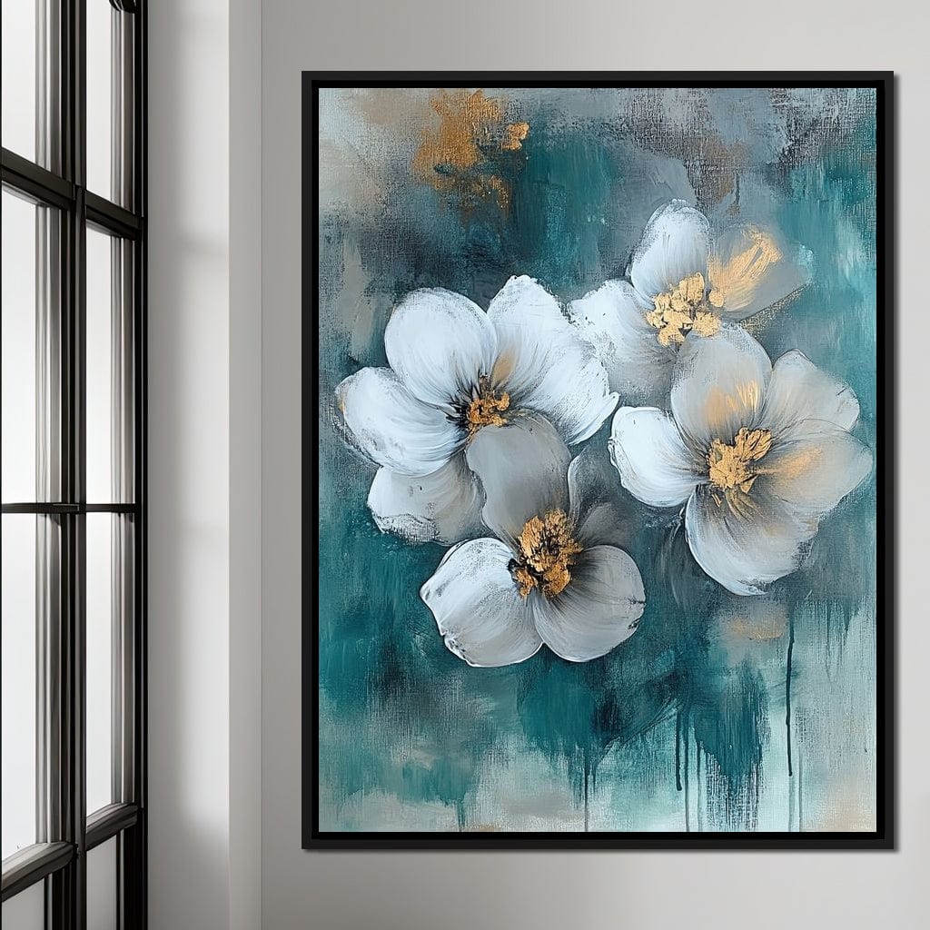 Floral Symphony Harmony Canvas Wall Art